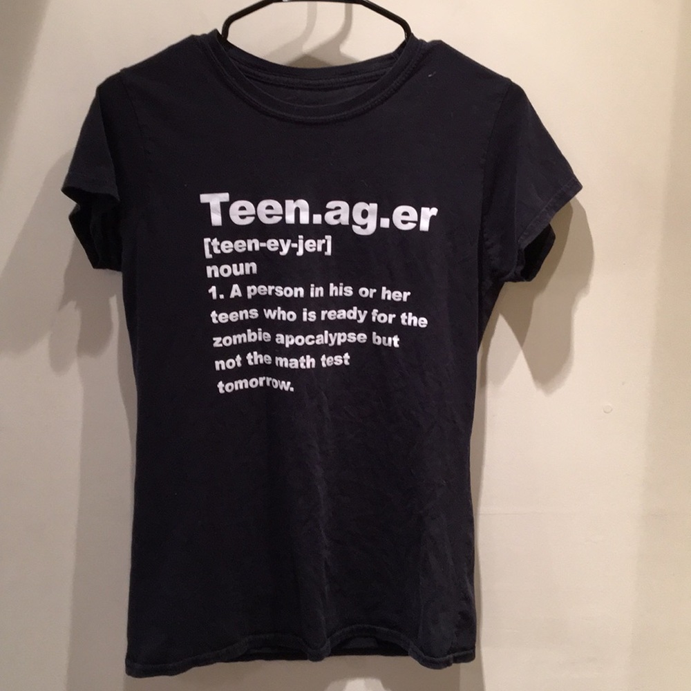 Teenager definition shirt